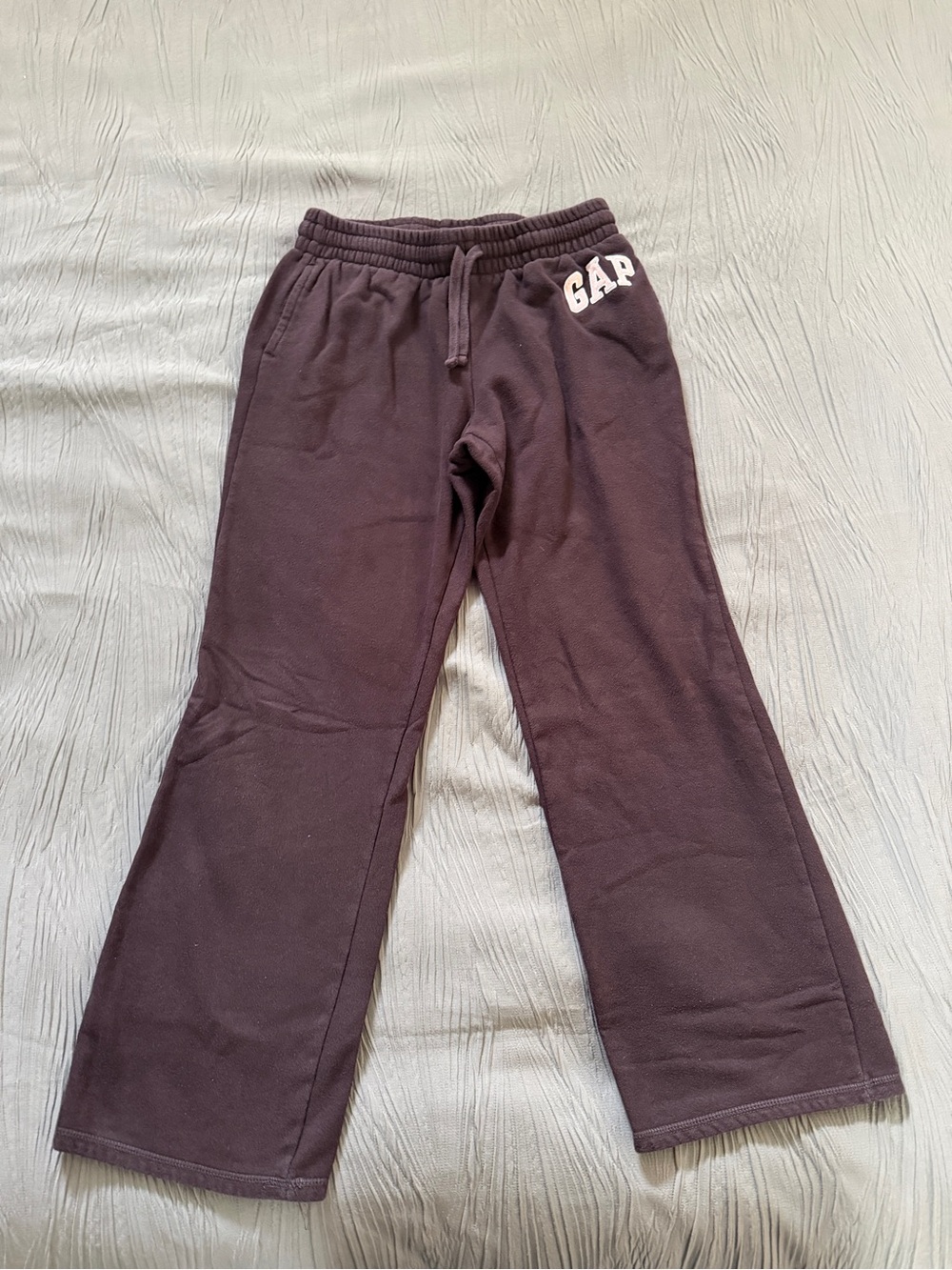 GAP Women’s Dark Brown Drawstring Sweatpants Medium